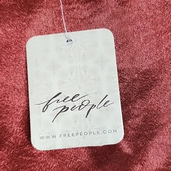 NWT Free People Silky Sunrise Assymetrical Ruffle Skirt - Picture 4 of 5